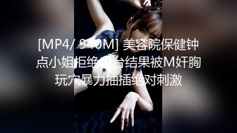 [MP4/ 940M] 美容院保健钟点小姐拒绝出台结果被M奸胸玩穴暴力抽插绝对刺激