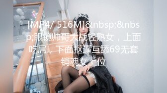 [MP4/ 516M]&nbsp;&nbsp;眼镜帅哥大战轻熟女，上面吃屌，下面抠逼互舔69无套销魂女上位