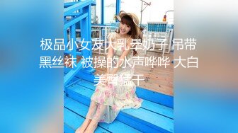 极品小女友大乳晕奶子 吊带黑丝袜 被操的水声哗哗 大白美臀猛干