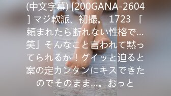 (中文字幕) [200GANA-2604] マジ軟派、初撮。 1723 「頼まれたら断れない性格で…笑」そんなこと言われて黙ってられるか！グイッと迫ると案の定カンタンにキスできたのでそのまま…。おっと